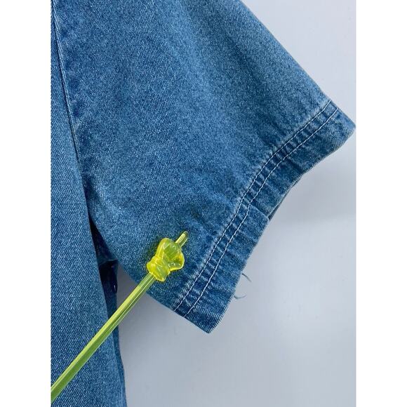 ROUTE 66 ORIGINAL CLOTHING CO Women’s Blue Denim Scoop-Neck Dress SZ 10 - Picture 7 of 14